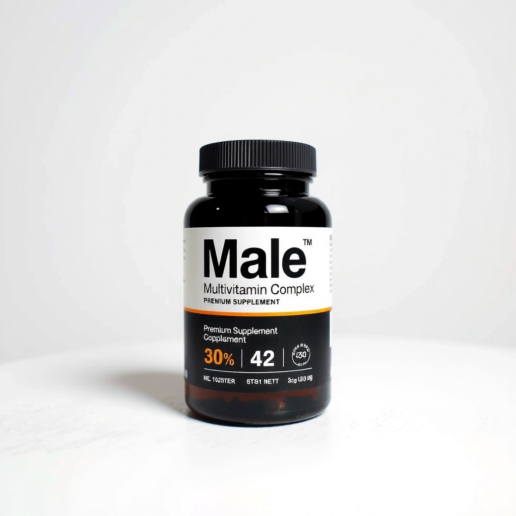 Male Multivitamin Complex supplement bottle